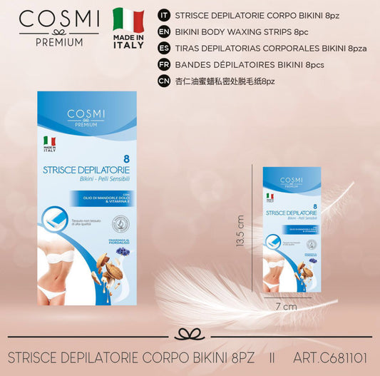 COSMI strisce depilatorie pelle sensibili