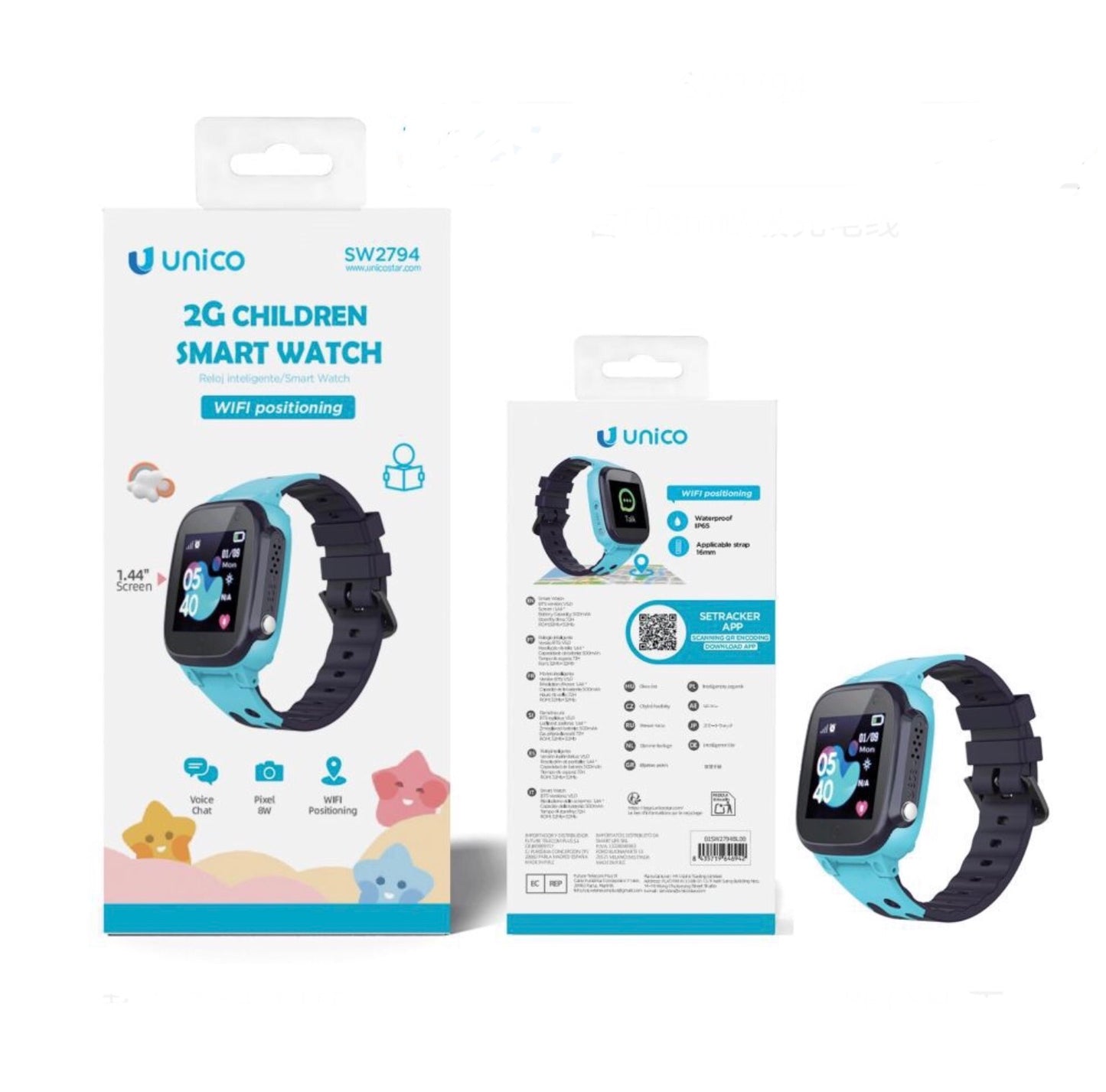 UNICO 2G children Smart Watch azzurro SW2974