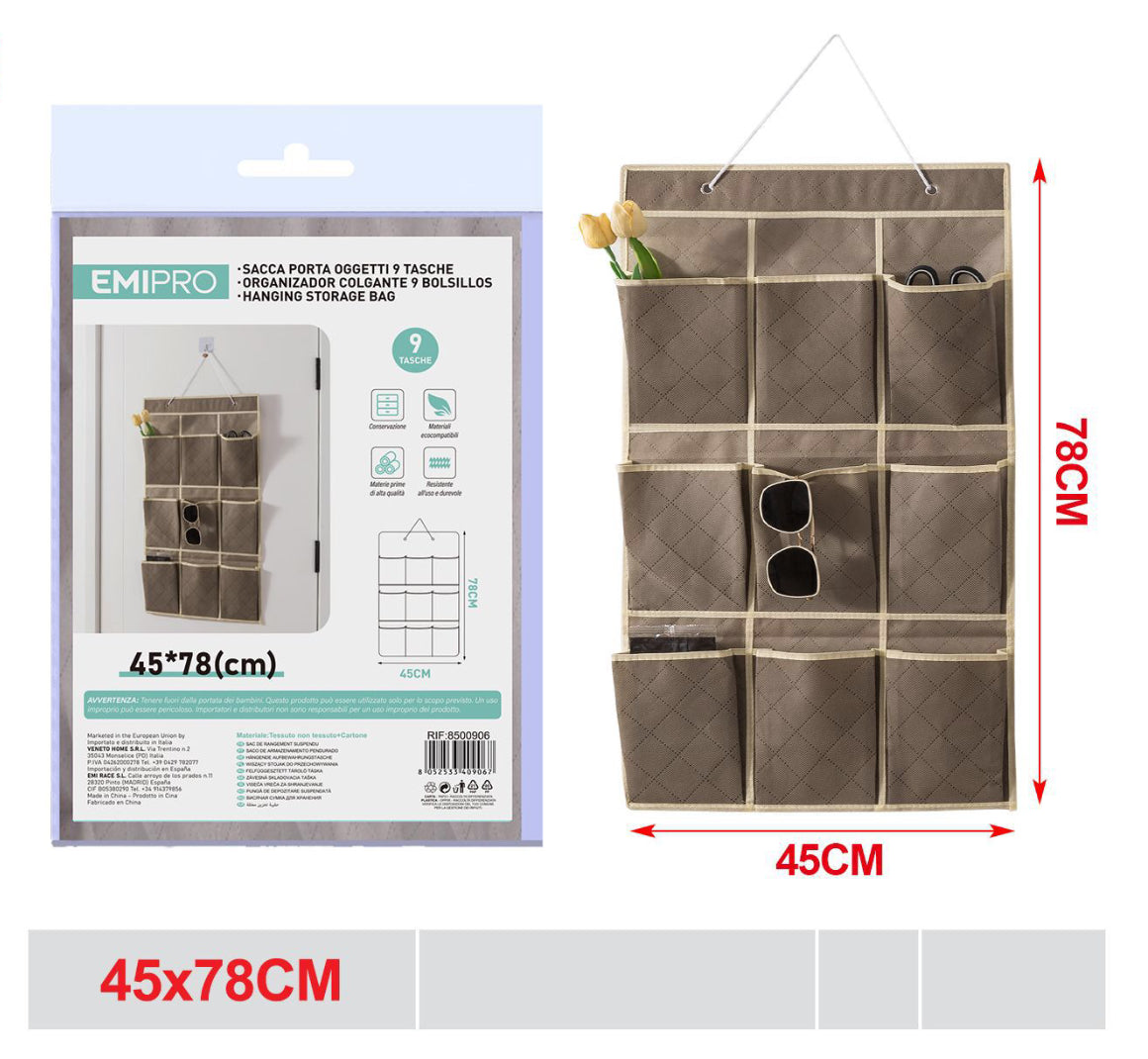 SACCA porta oggetti 9 tasche 45x78cm