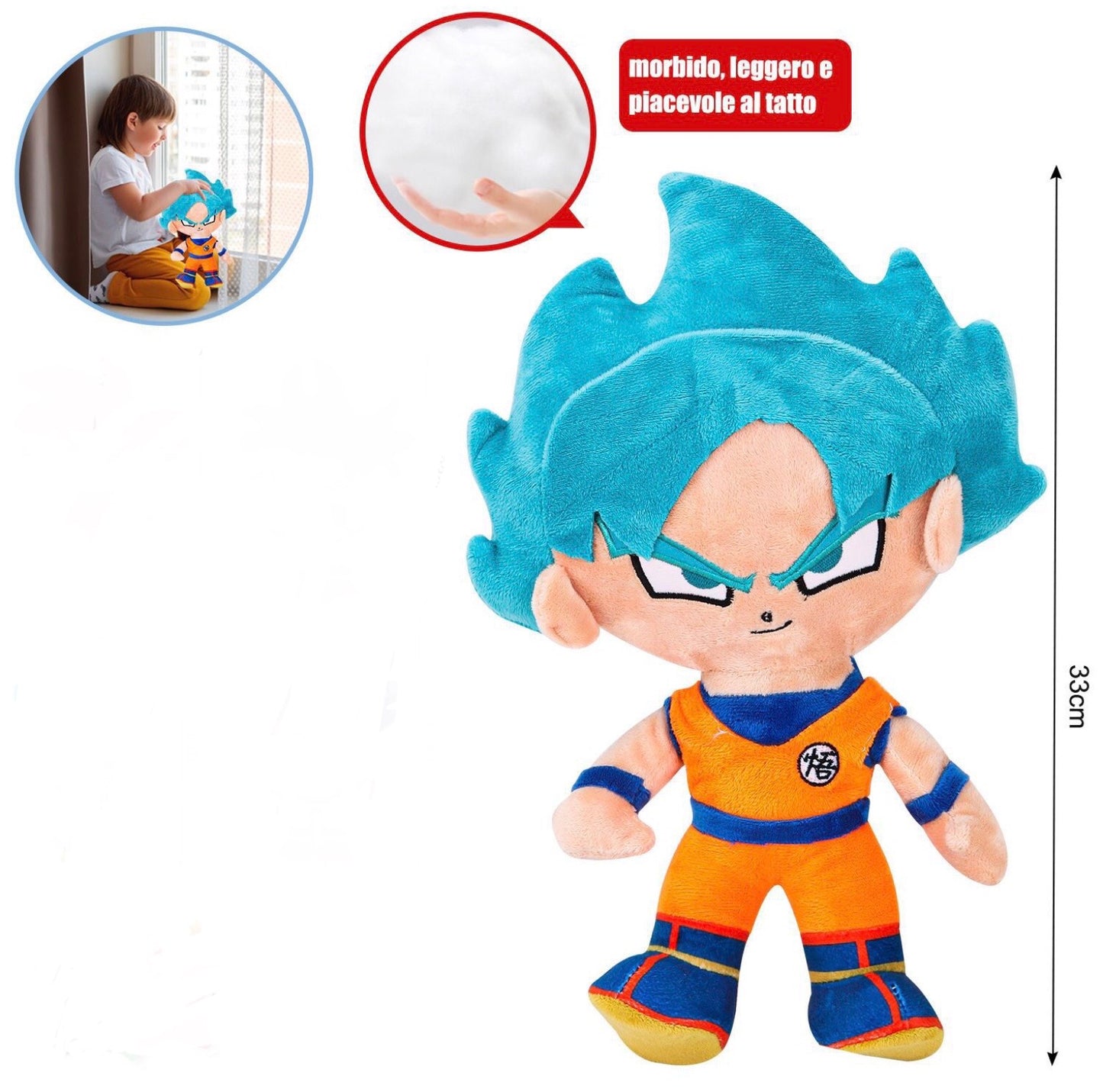 PELUCHE dragonball super universe survival 33cm