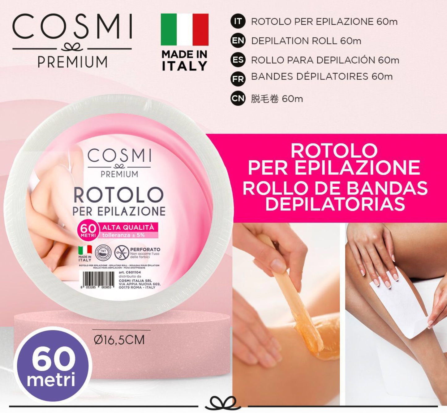 COSMI rotolo per epilazione 60m