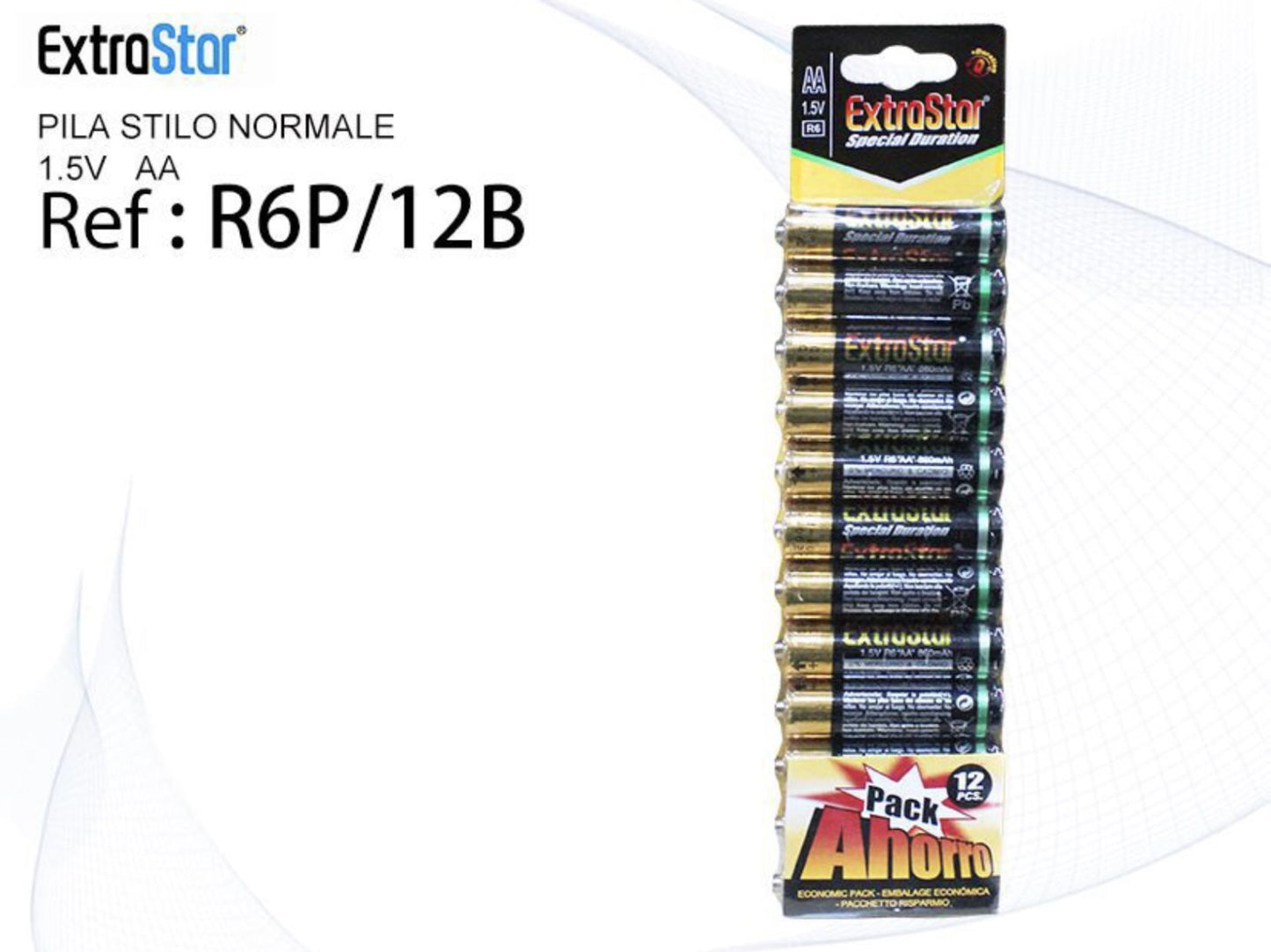 Batteria Extrastar AA 12pz