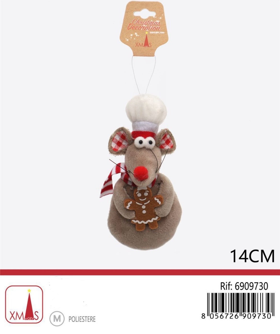 NATALIZIA pendente topolino 14cm