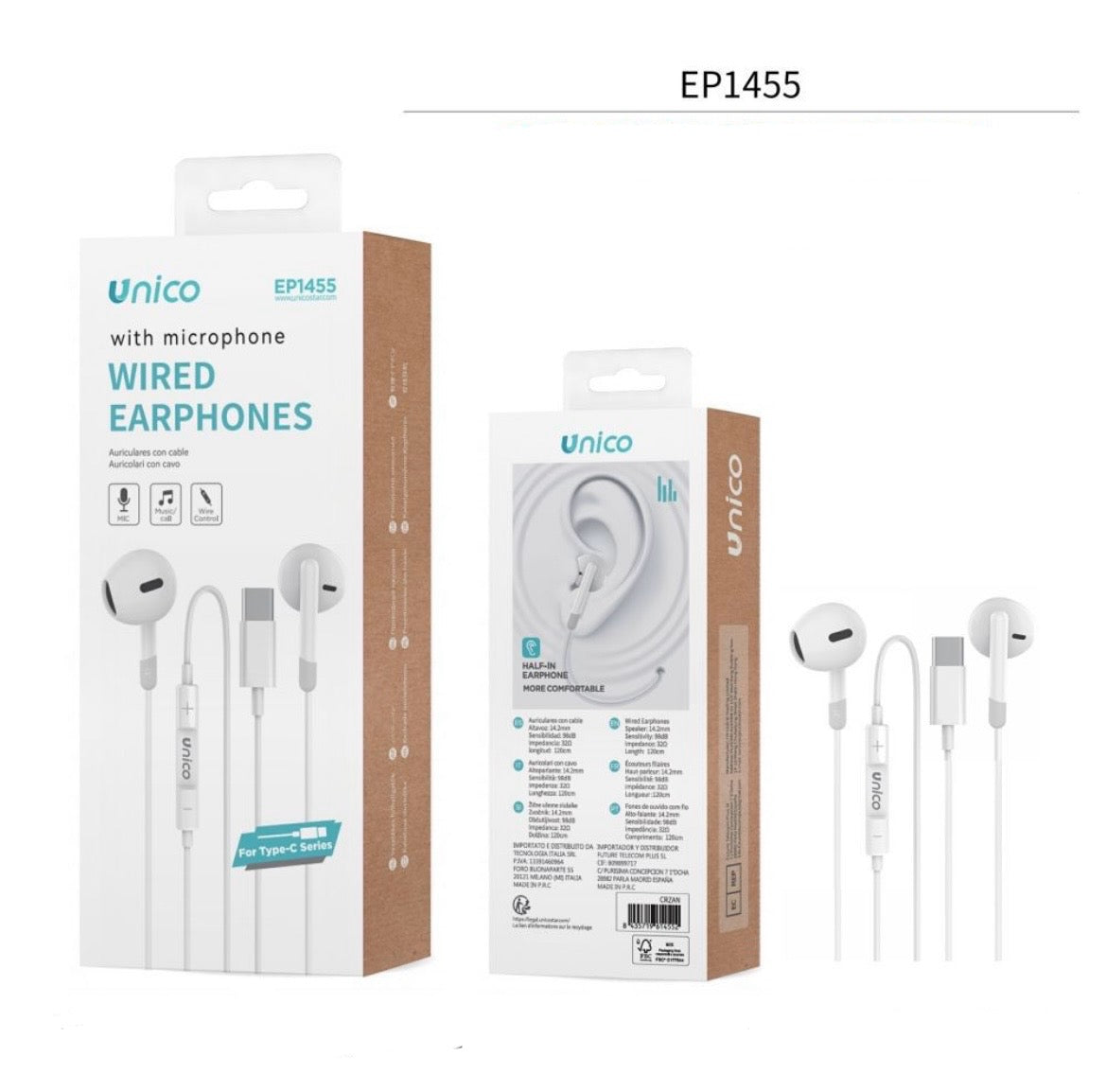 UNICO auricolare EP1455