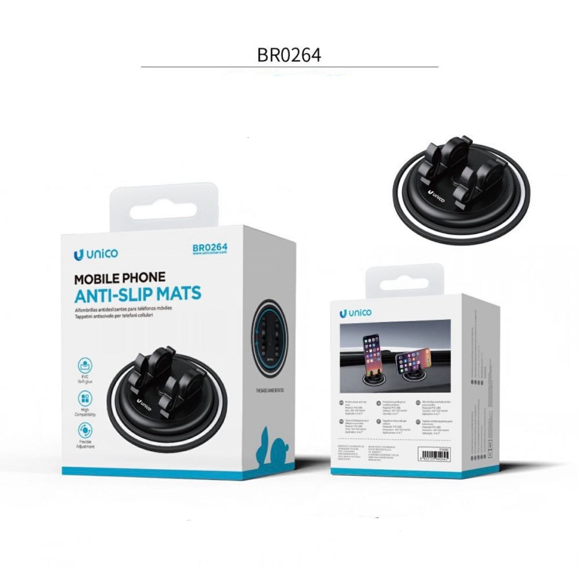 UNICO TAPPETINO ANTISCIVOLO PER CELLULARE BR0264