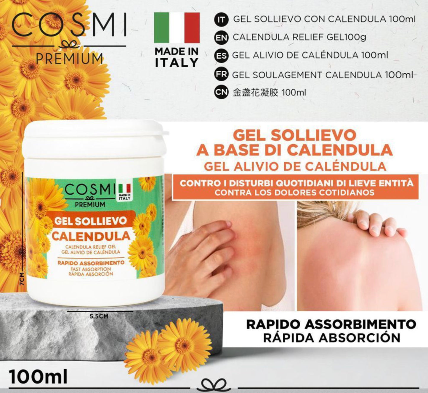 COSMI balsamo gel calendula 100ml