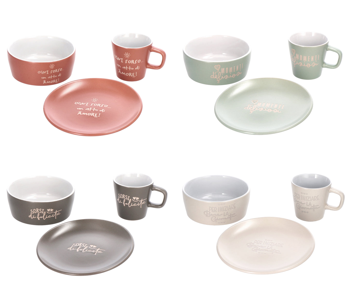 SERVIZIO COLAZIONE CERAMICA VILL