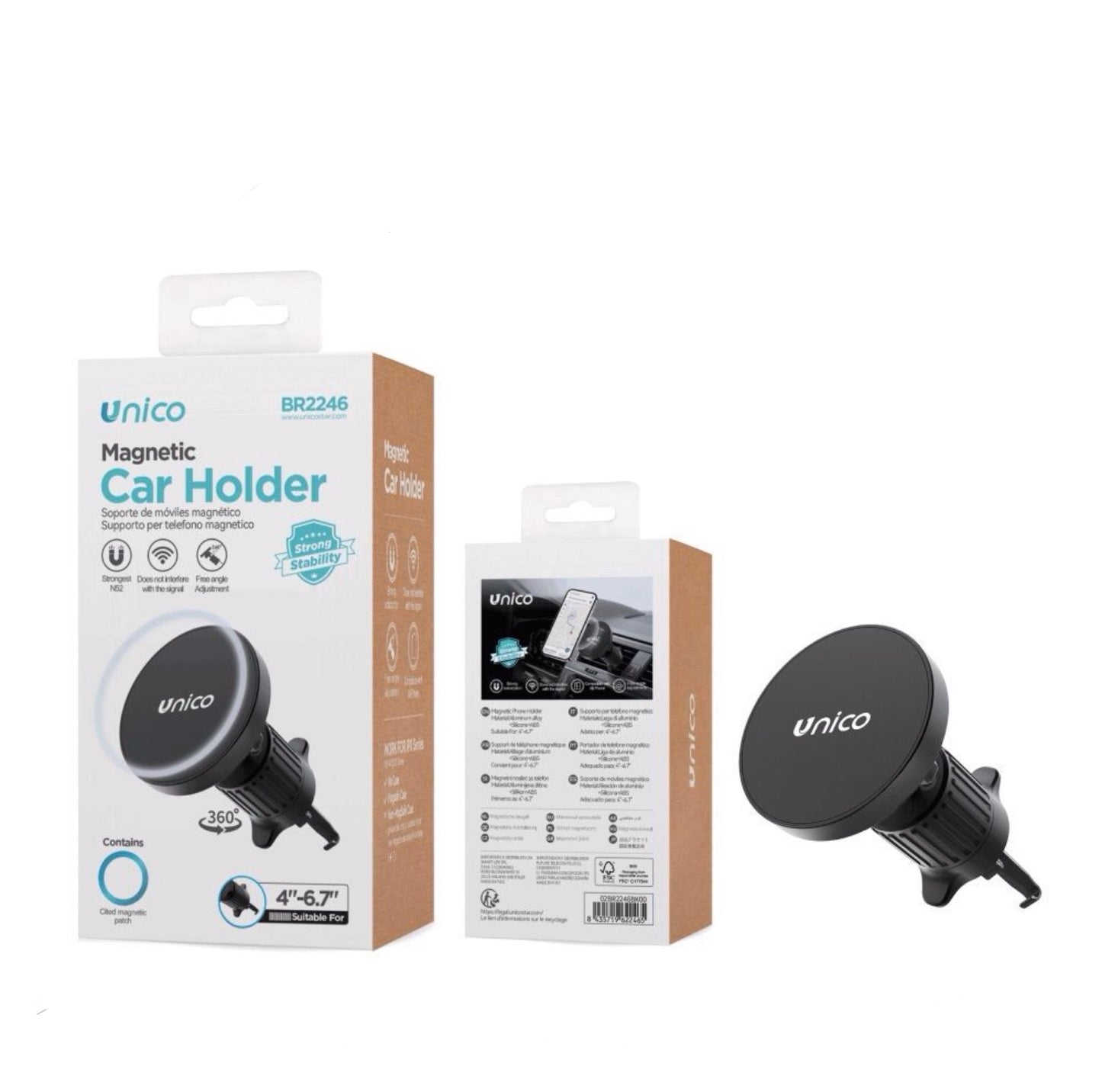 UNICO supporto per auto magnetico BR2246