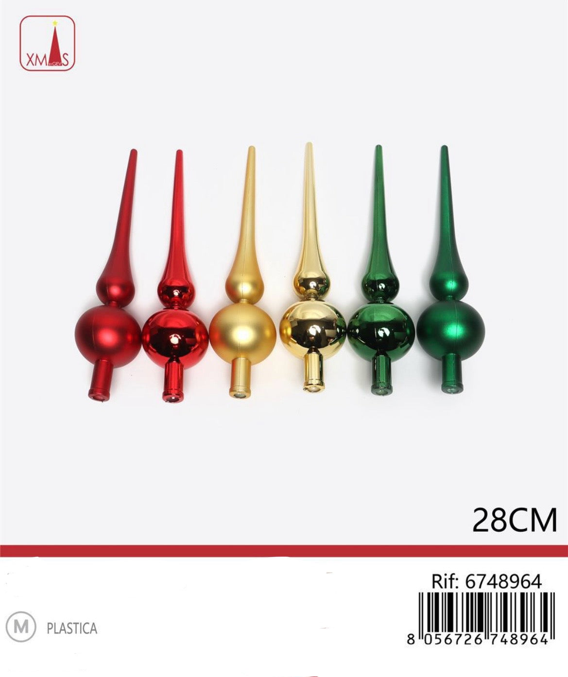 NATALIZIA puntale 28cm