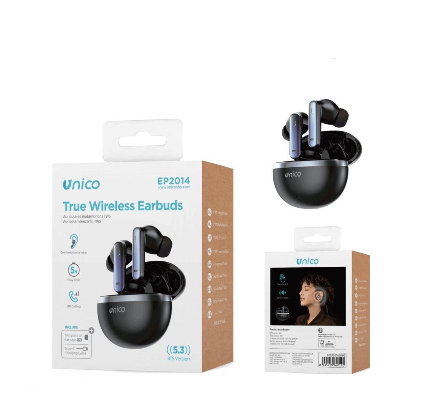 UNICO auricolare bluetooth TWS EP2014