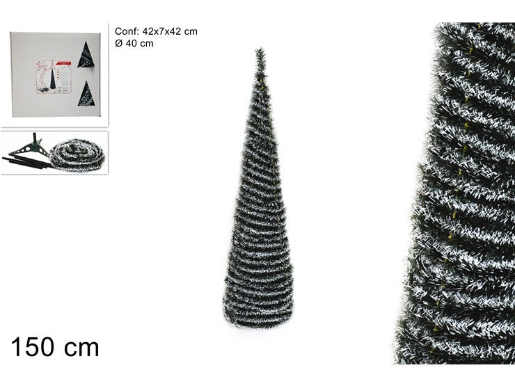NATALIZIA albero richiudibile inneve 150cm