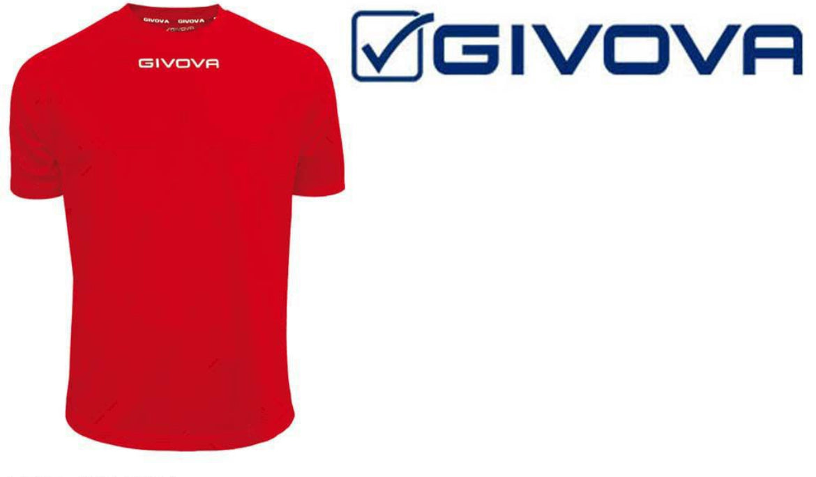 GIVOVA T-SHIRT unisex rosso