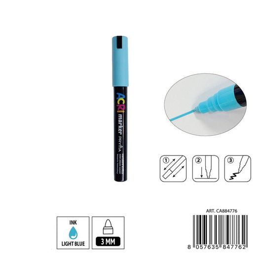 PRYMA marcatore acrilico 3mm N.110 azzurro