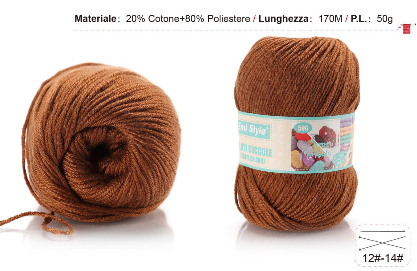 Filati coccole MARRONCINO 50g
