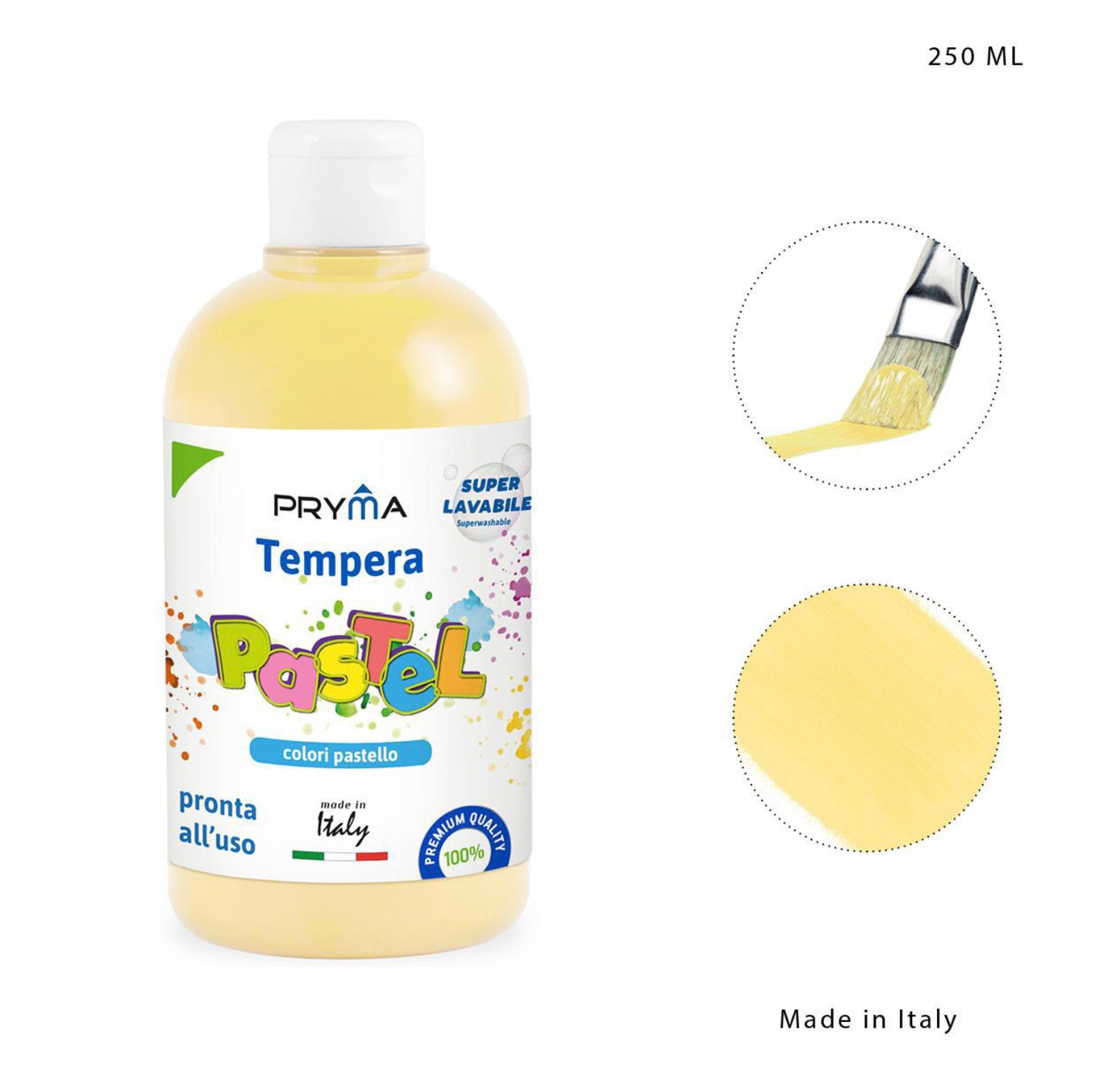 PRYMA tempera 250 ml GIALLO PASTELLO