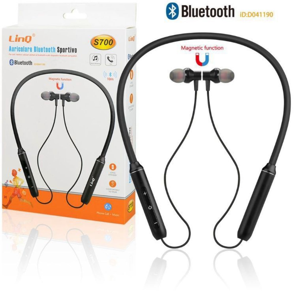 AURICOLARE Bluetooth sportivo S700