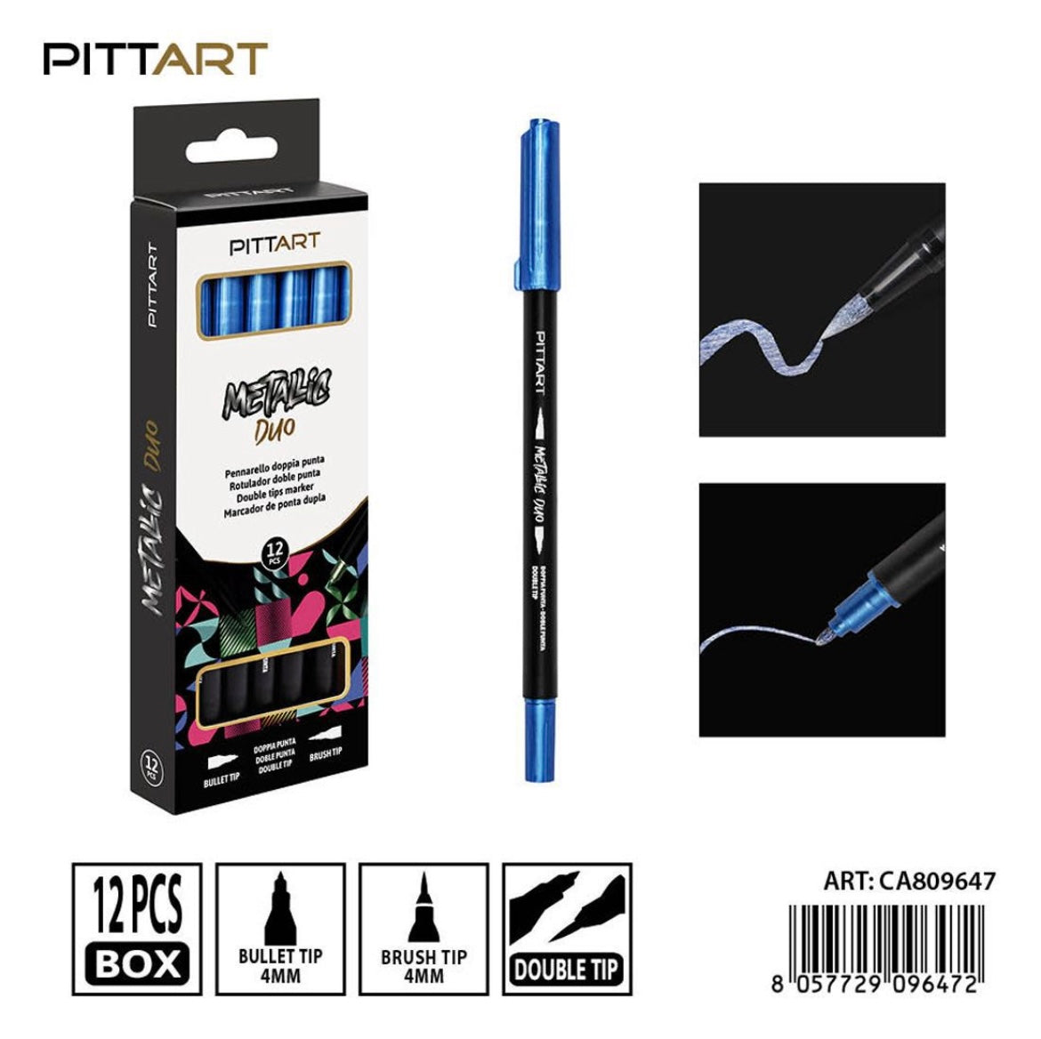 PRYMA PENNARELLO DUO D/PUNTA ''063 BLUE