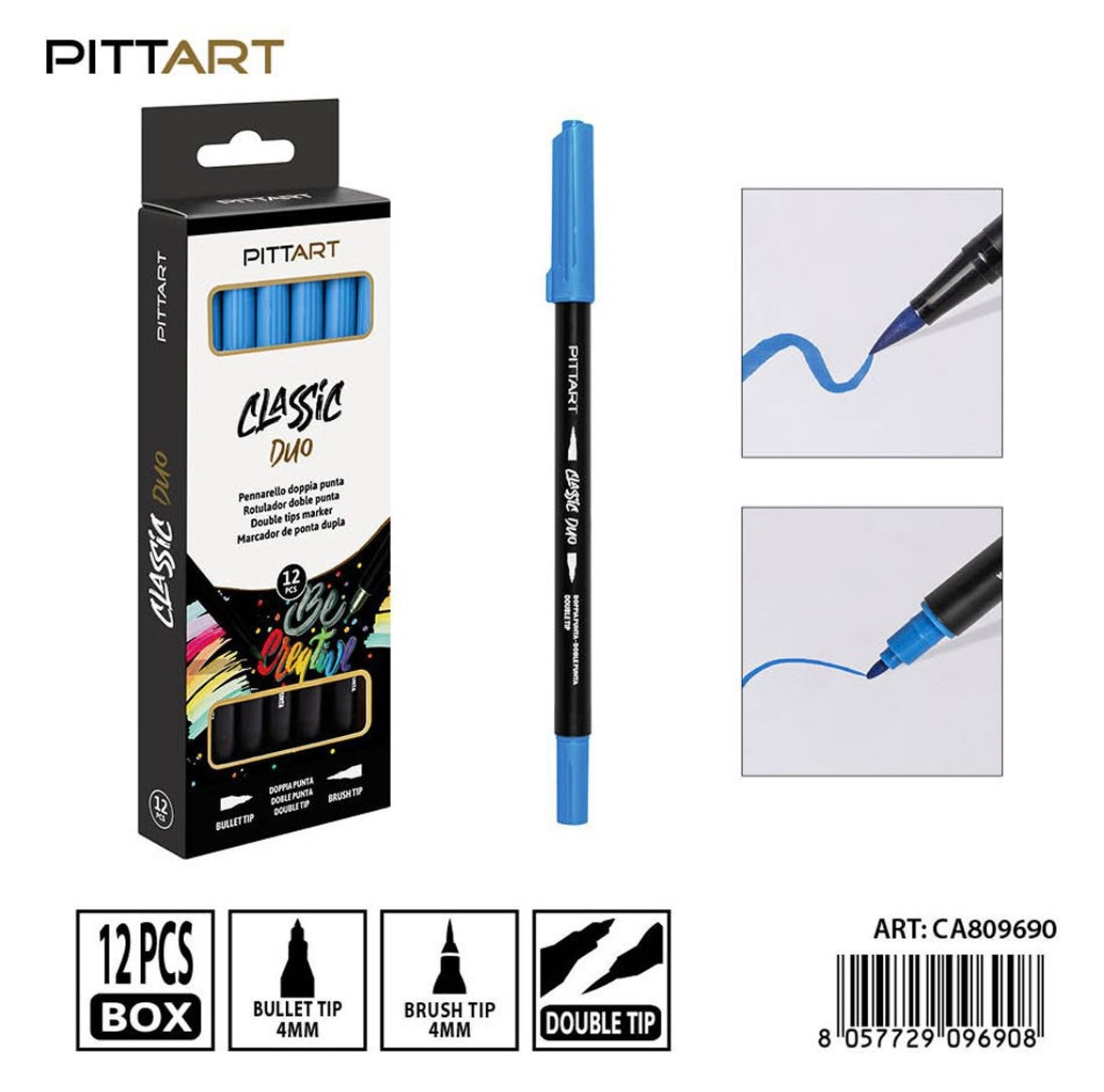 PRYMA PENNARELLO DUO D/PUNTA 028 BLU SKY