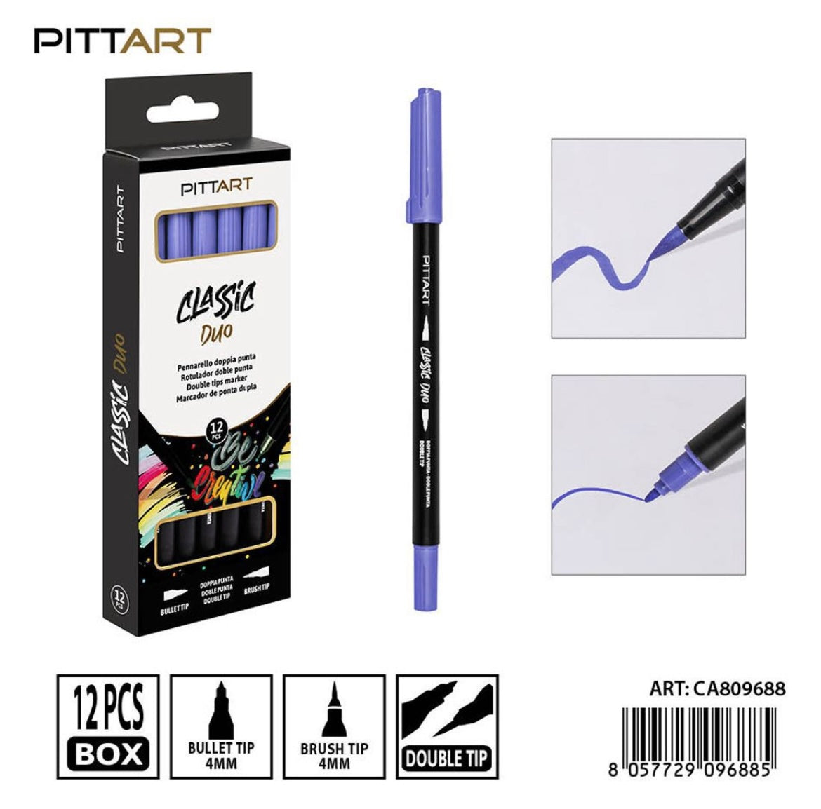 PRYMA PENNARELLO DUO D/PUNTA 030 GR.FOREST