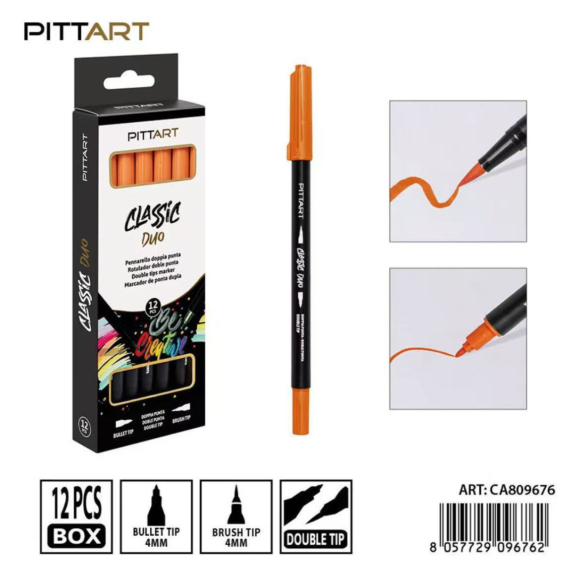 PRYMA PENNARELLO DUO D/PUNTA 014 ORANGE