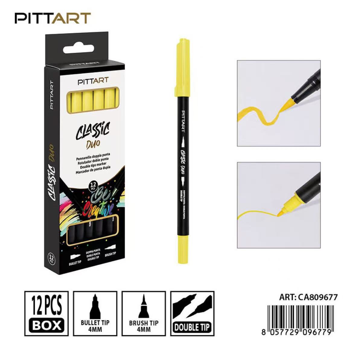 PRYMA PENNARELLO DUO D/PUNTA 015 YELLOW