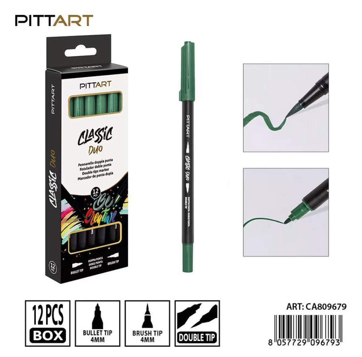 PRYMA PENNARELLO DUO D/PUNTA 017 P.GREN