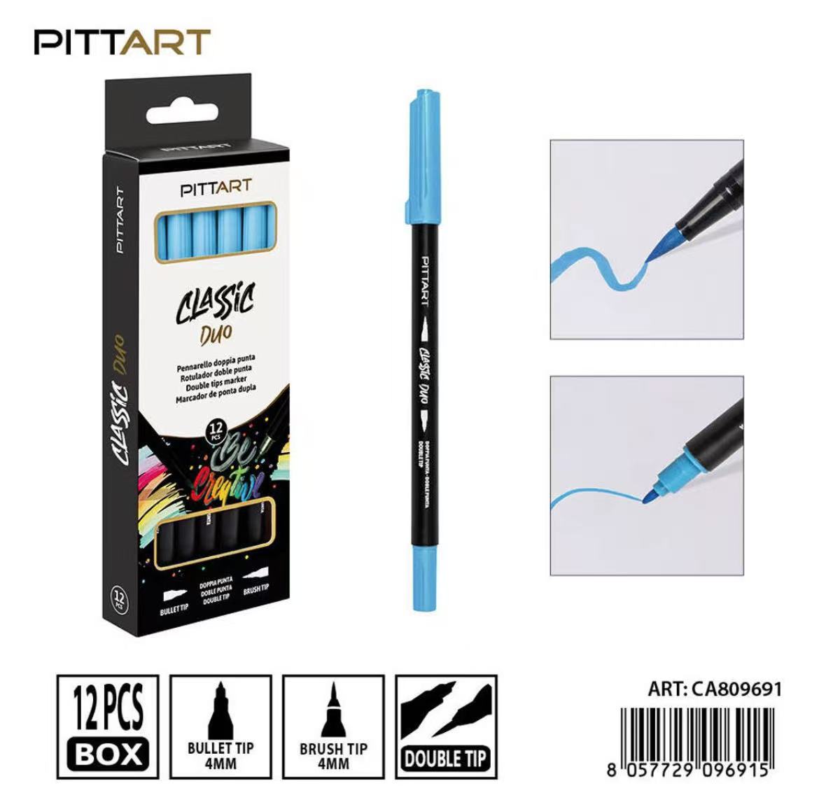 PRYMA PENNARELLO DUO D/PUNTA 029 LIGHT BLU