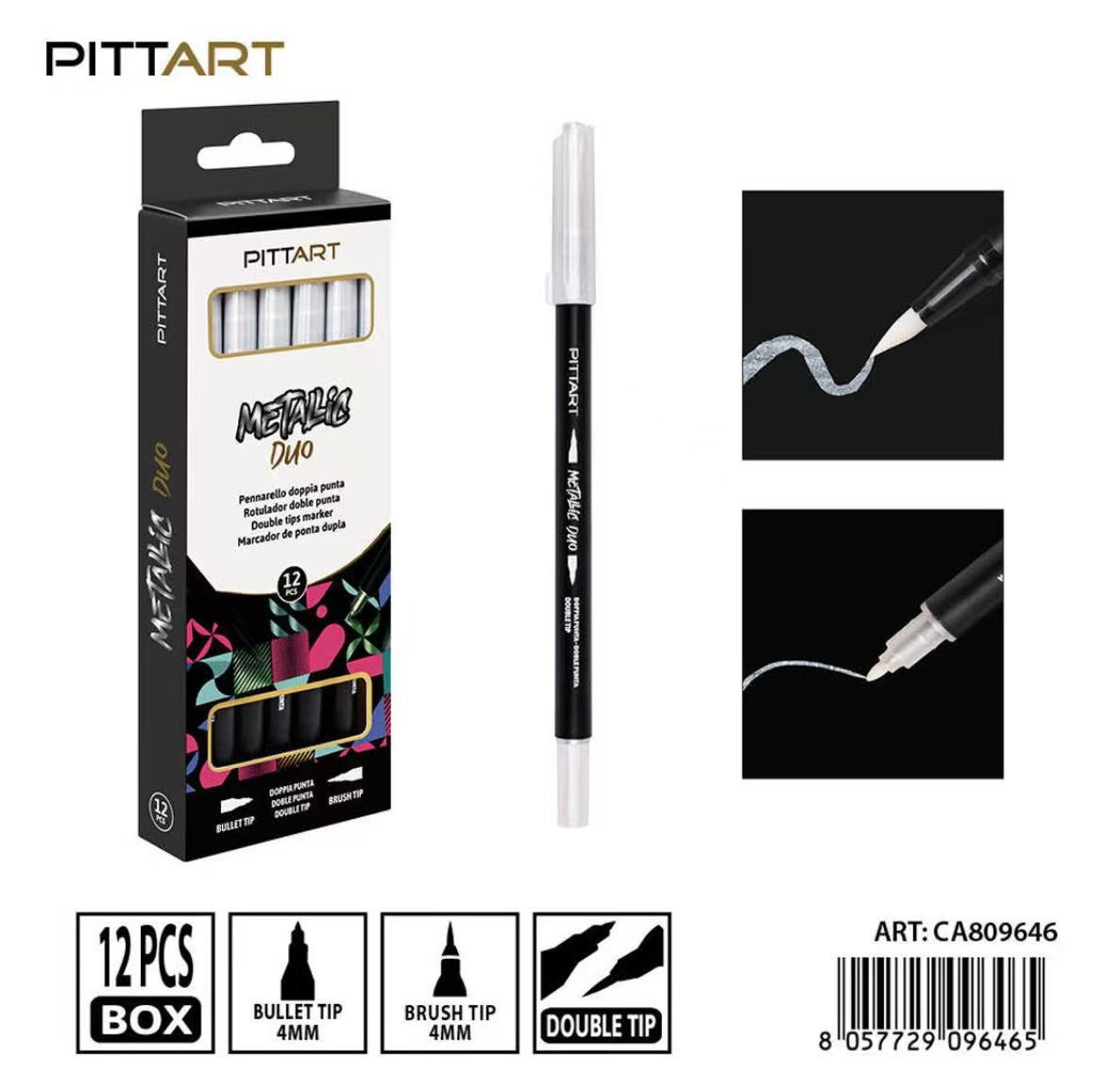 PRYMA PENNARELLO DUO D/PUNTA 062 WHITE