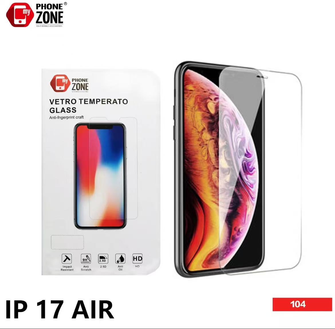 VETRO TEMPERATO IP 17 AIR