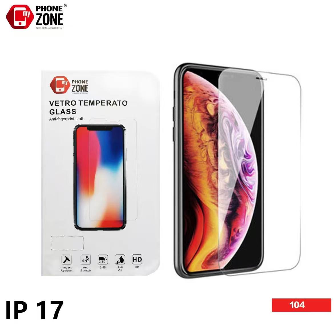 VETRO TEMPERATO IP 17