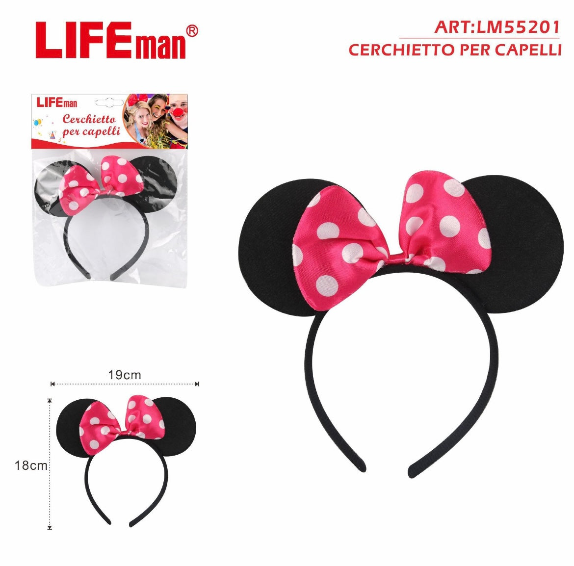 Accessori cerchietto Minnie