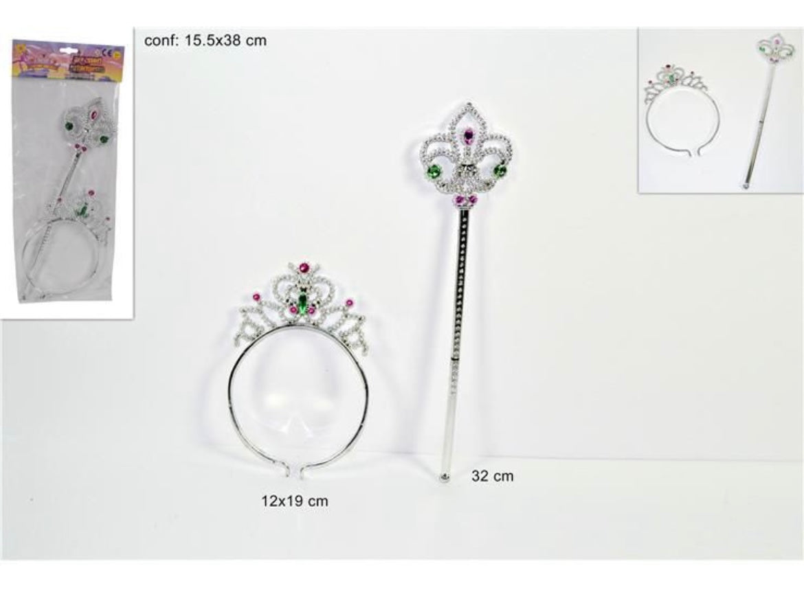 CORONCINA C/SCETTRO PRINCIPESSA