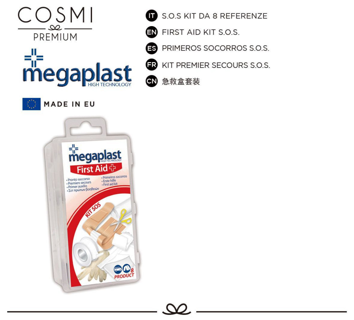 MEGAPLAST KIT PRONTO SOCCORSO 8PZ