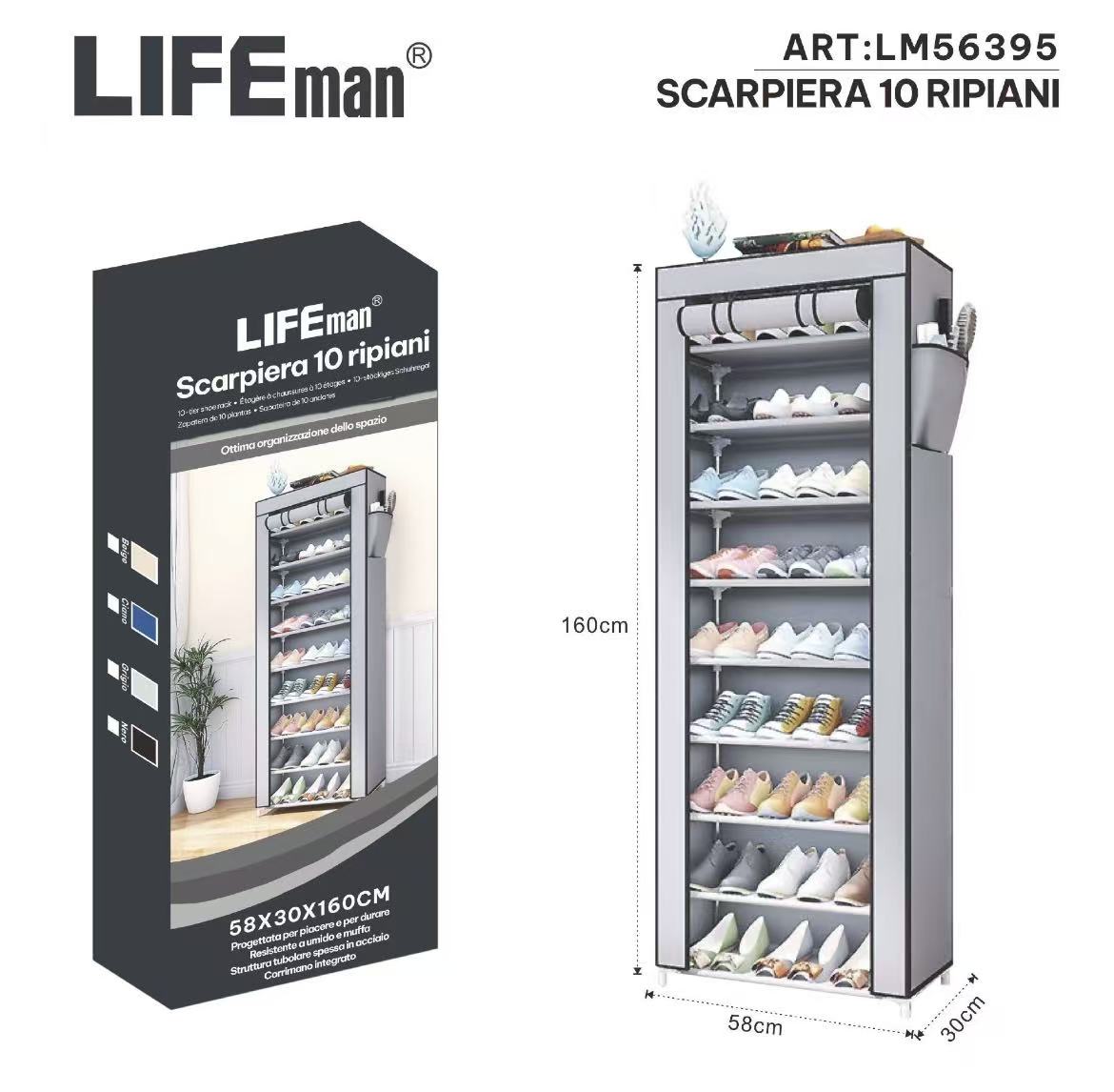 SCARPIERA 10 RIPIANI