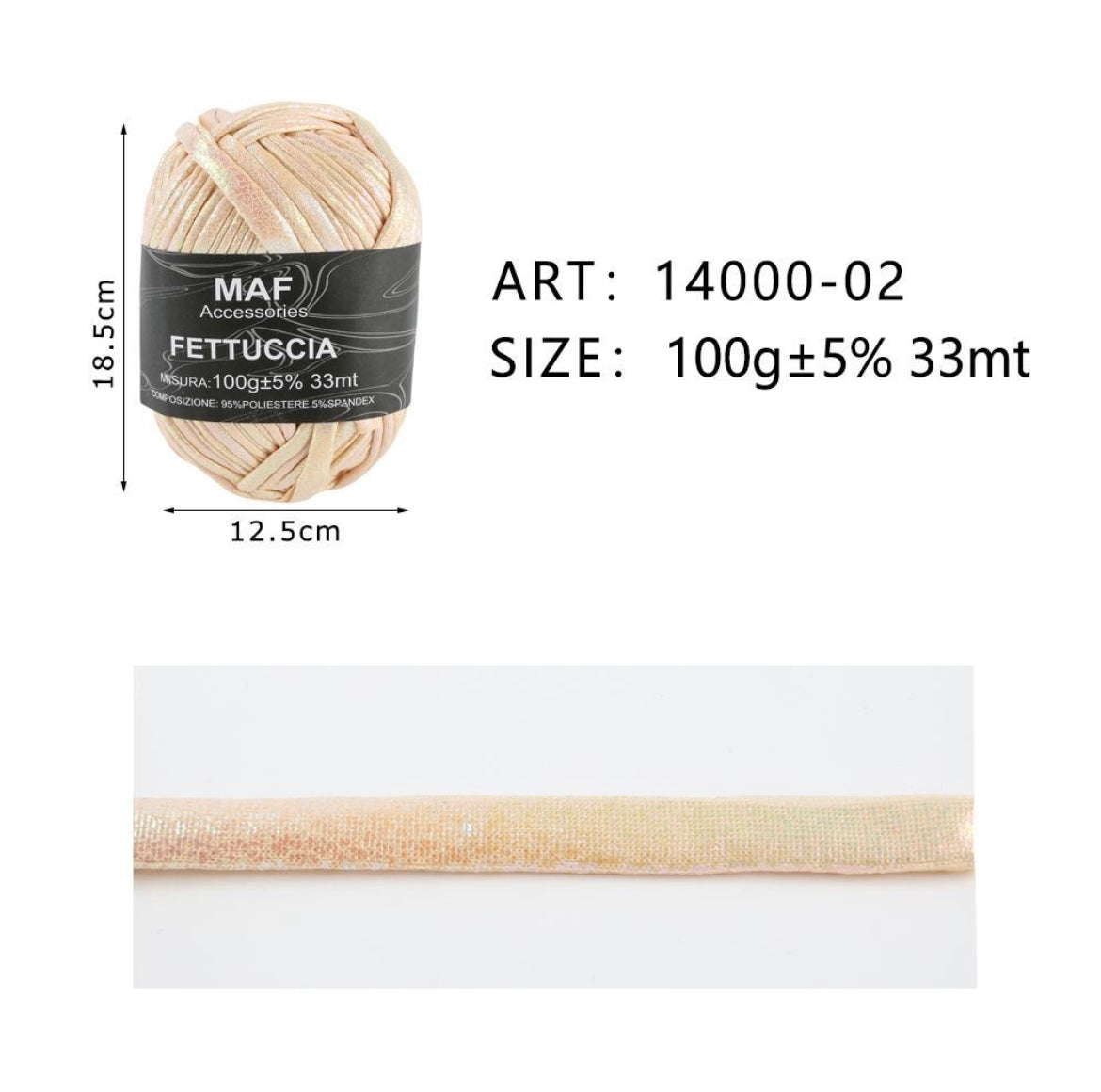 MAF FETTUCCIA 100G 33MT 14000-02