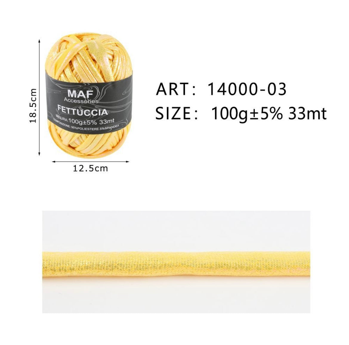 MAF FETTUCCIA 100G 33MT 14000-03