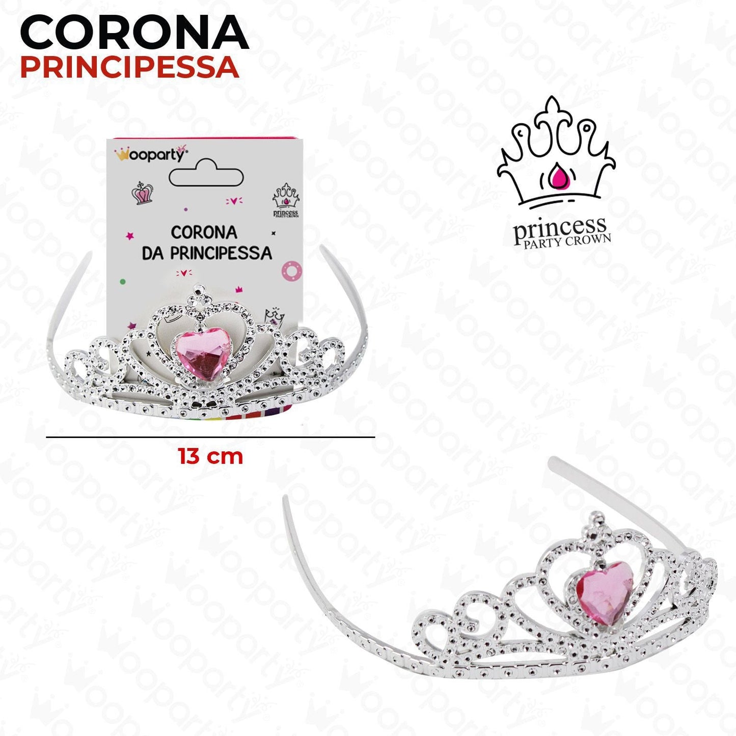Corona da principessa 13cm
