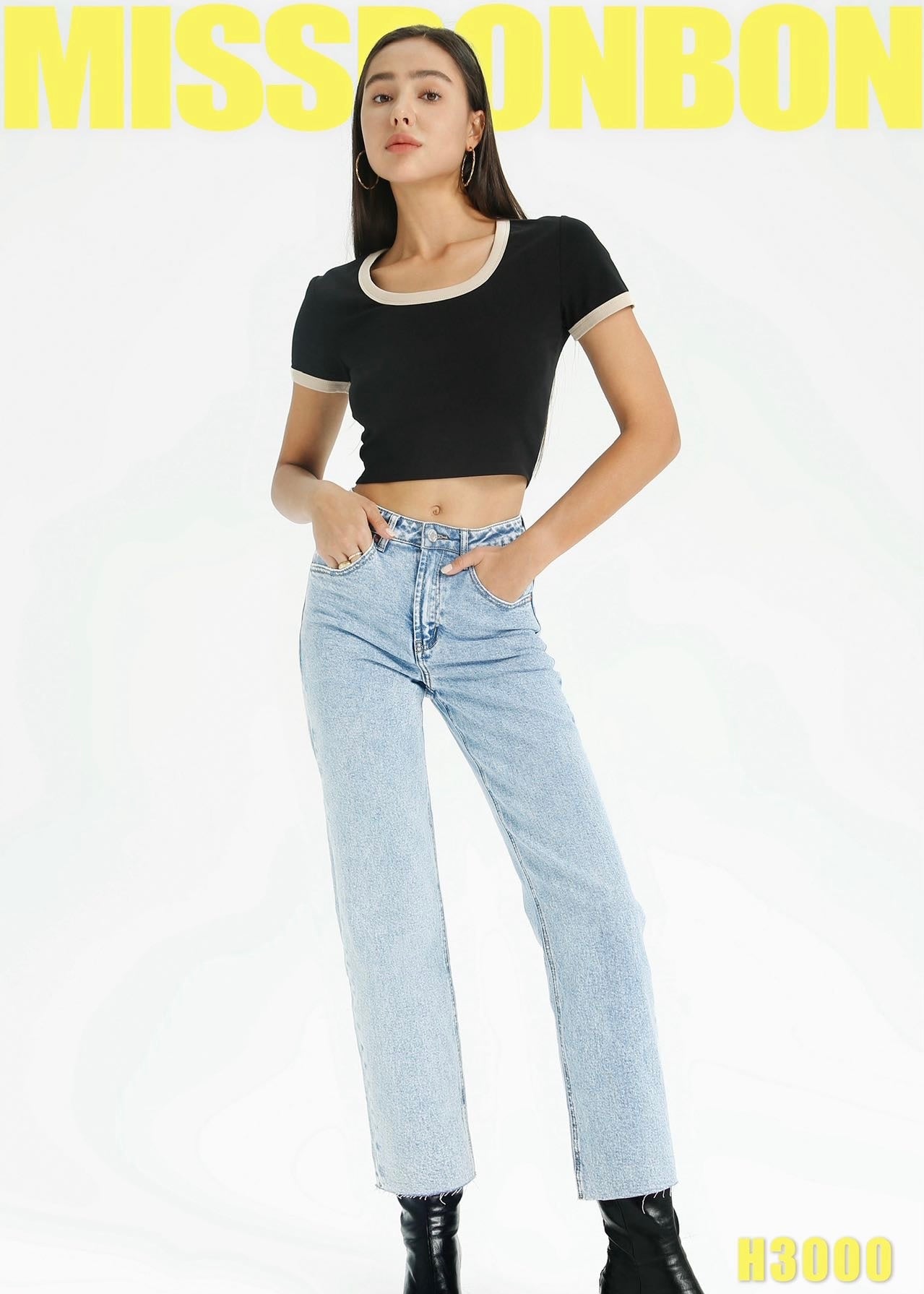 PANTALONE di jeans H3000