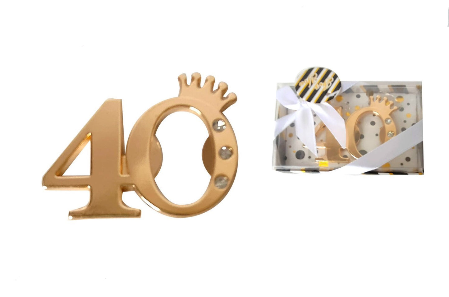 Bomboniere apribottiglia oro 40