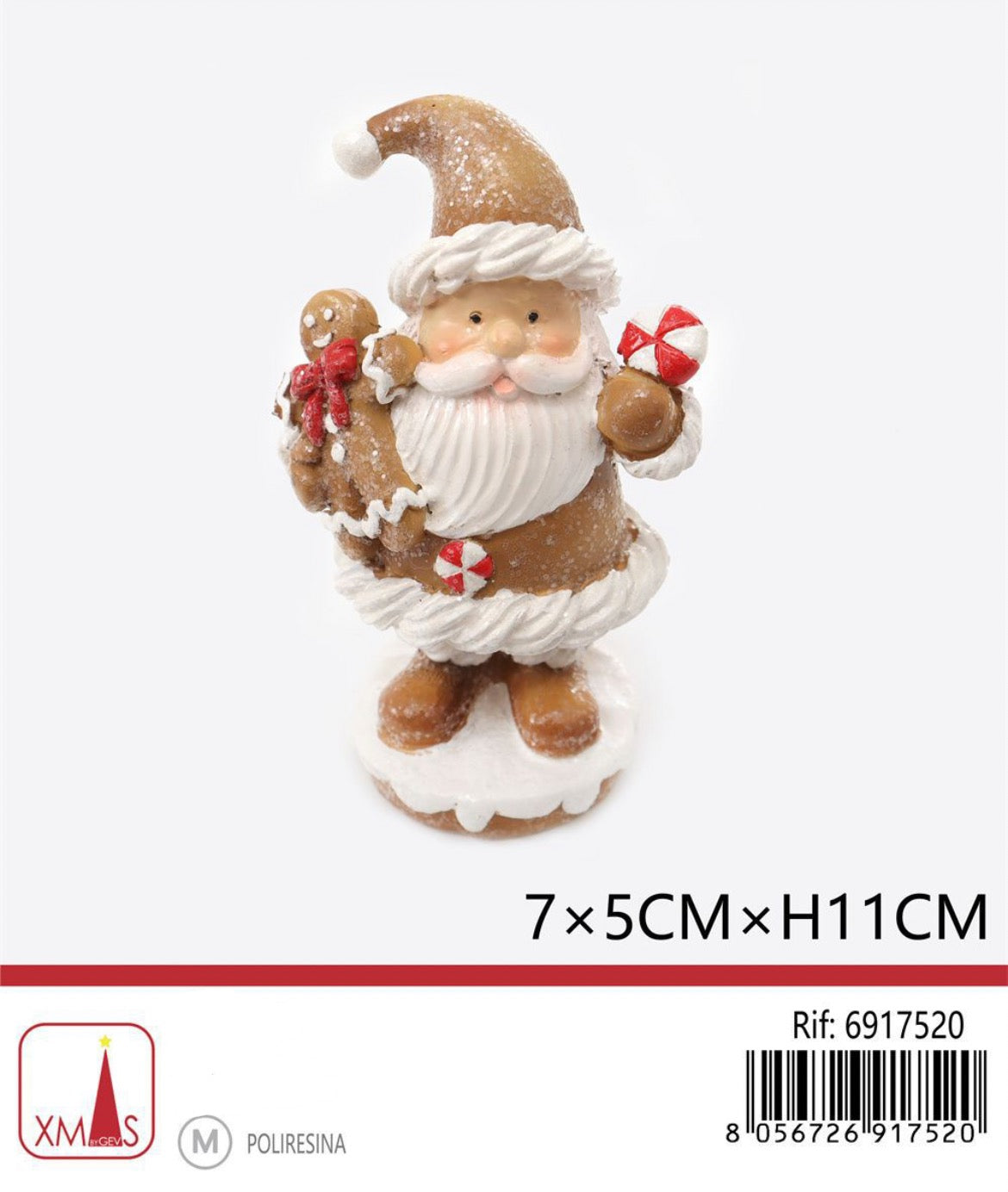 NATALIZIA babbo 7x5xH11cm