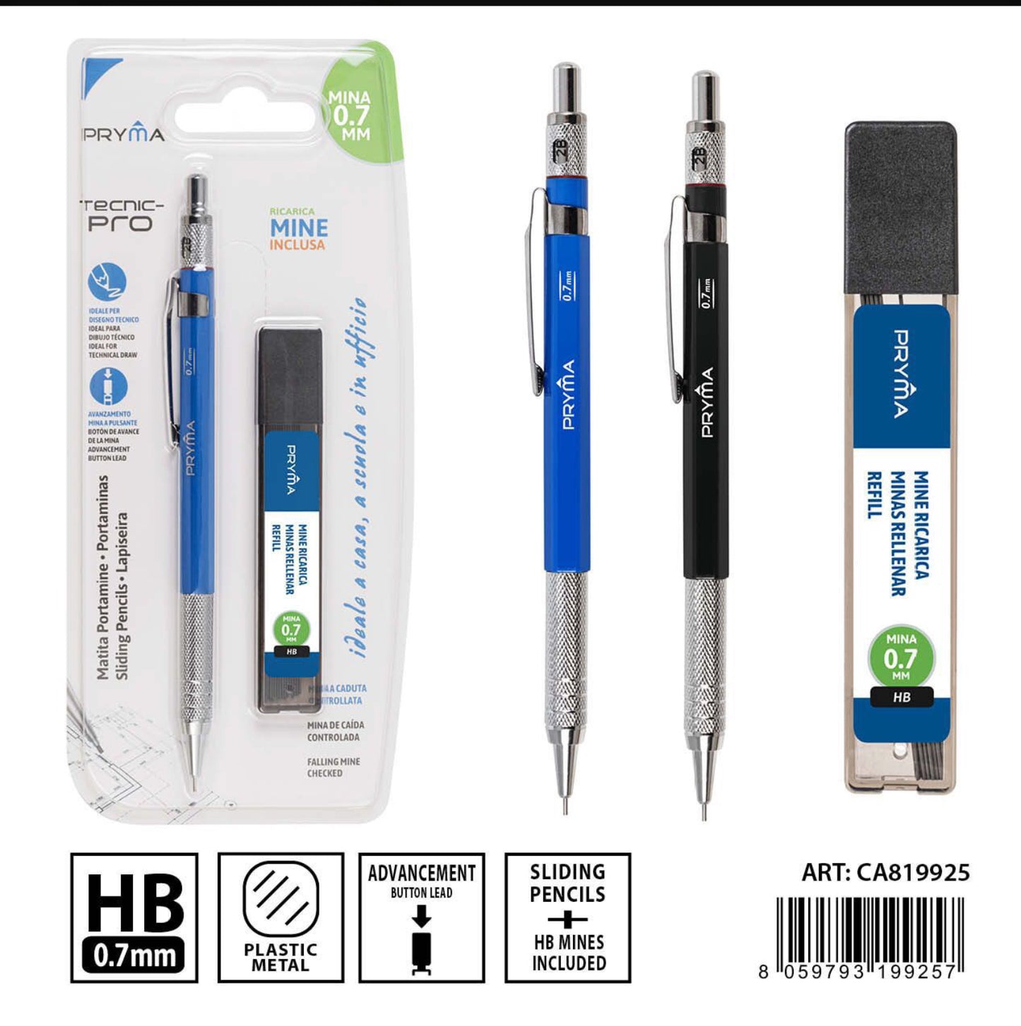 PRYMA portamine tecno-pro 0.7 mm