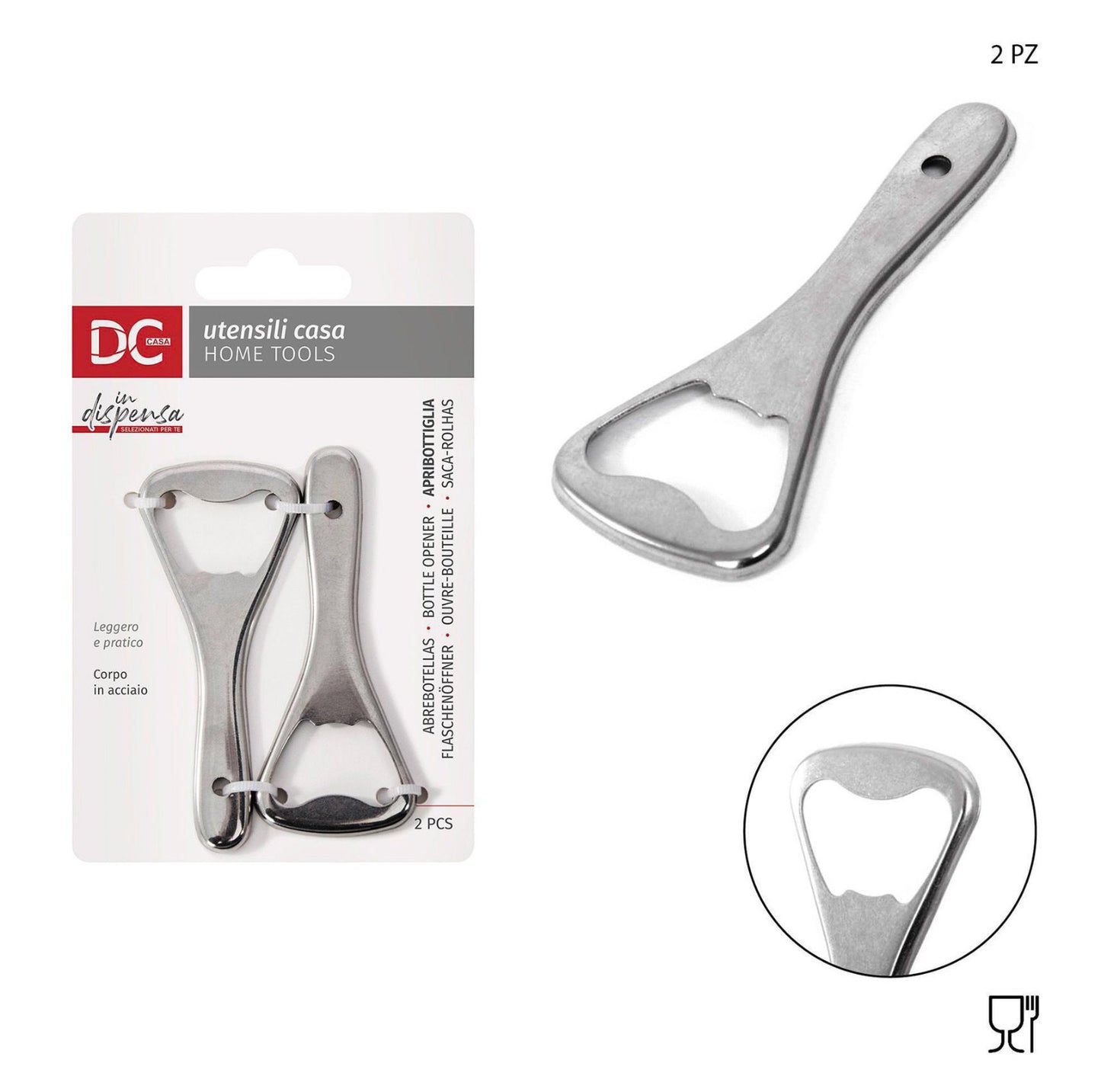 DC CASA apribottiglia 8.8x3.5x0.5cm