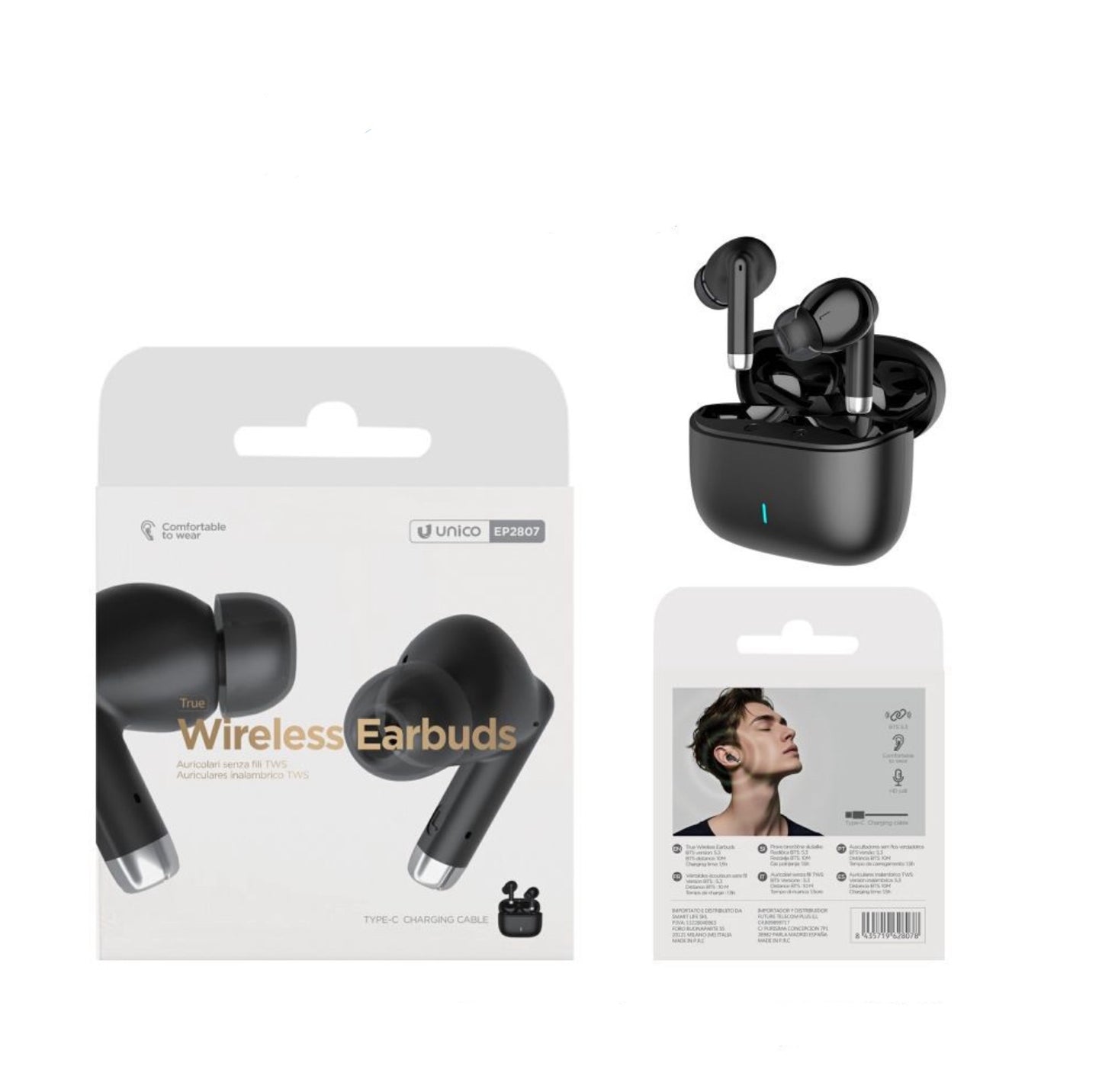 UNICO auricolare senza fili TWS EP2807