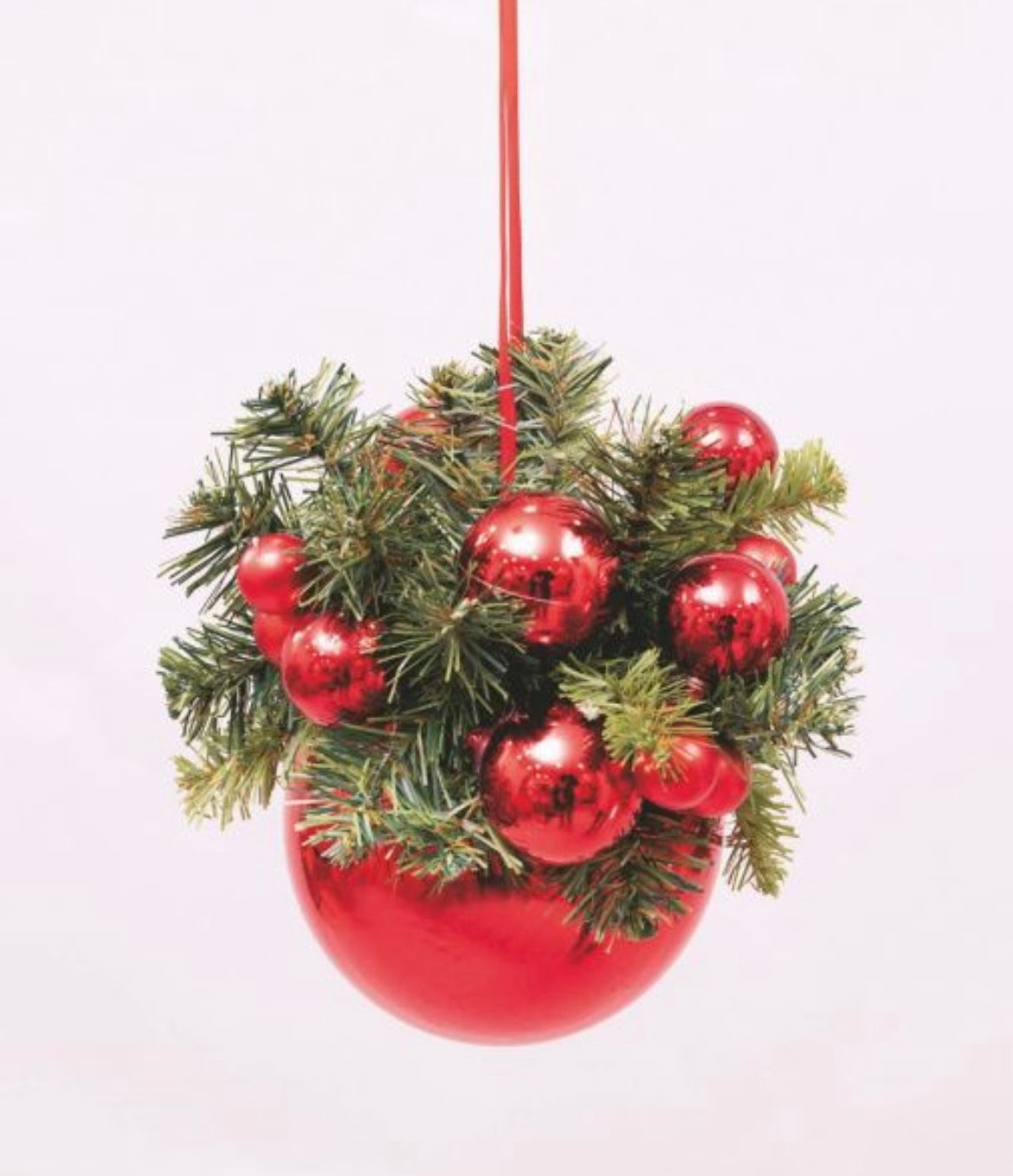 NATALIZIA sfera 150mm rossa