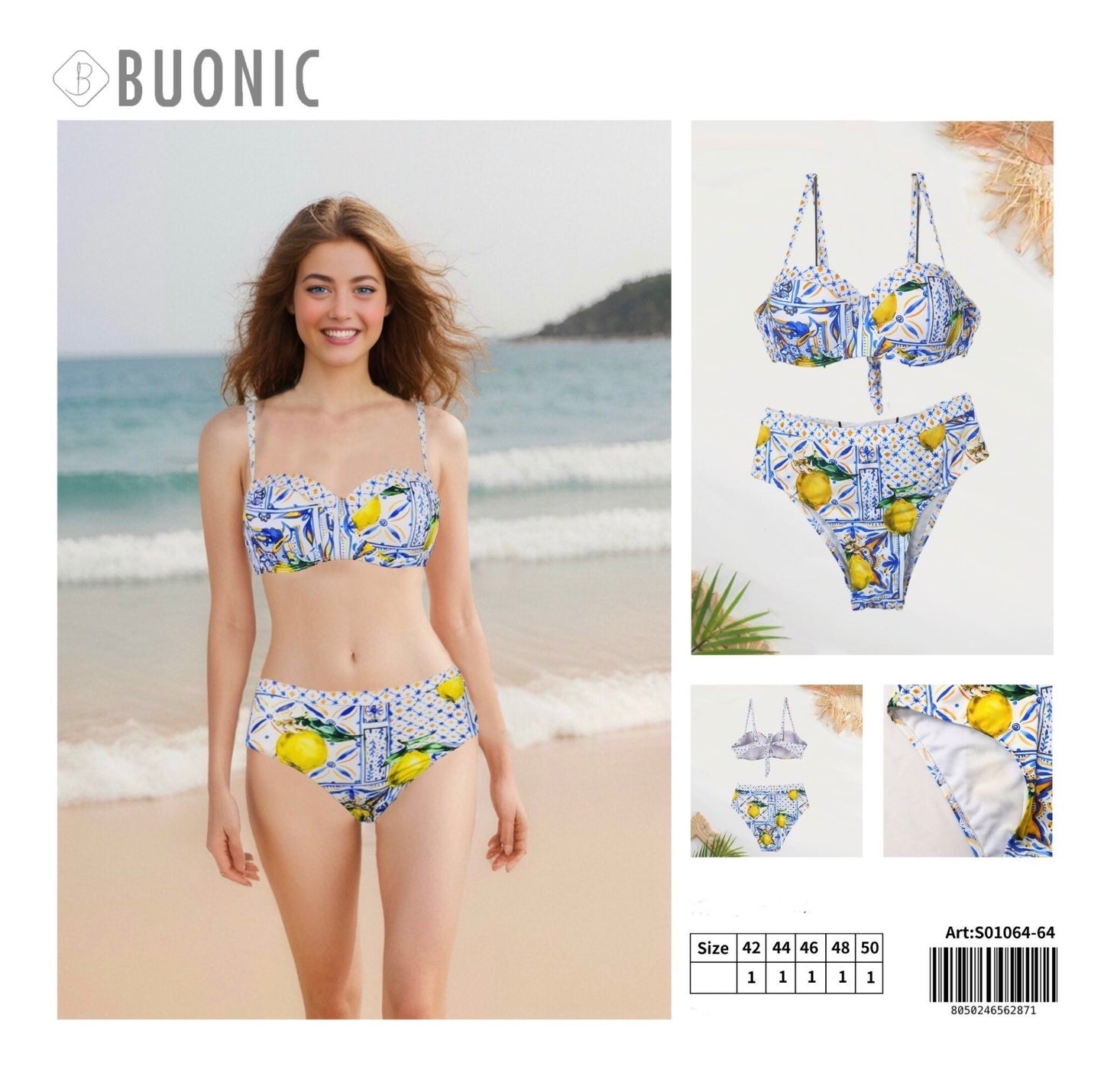 COSTUME completo da bagno S1064-64