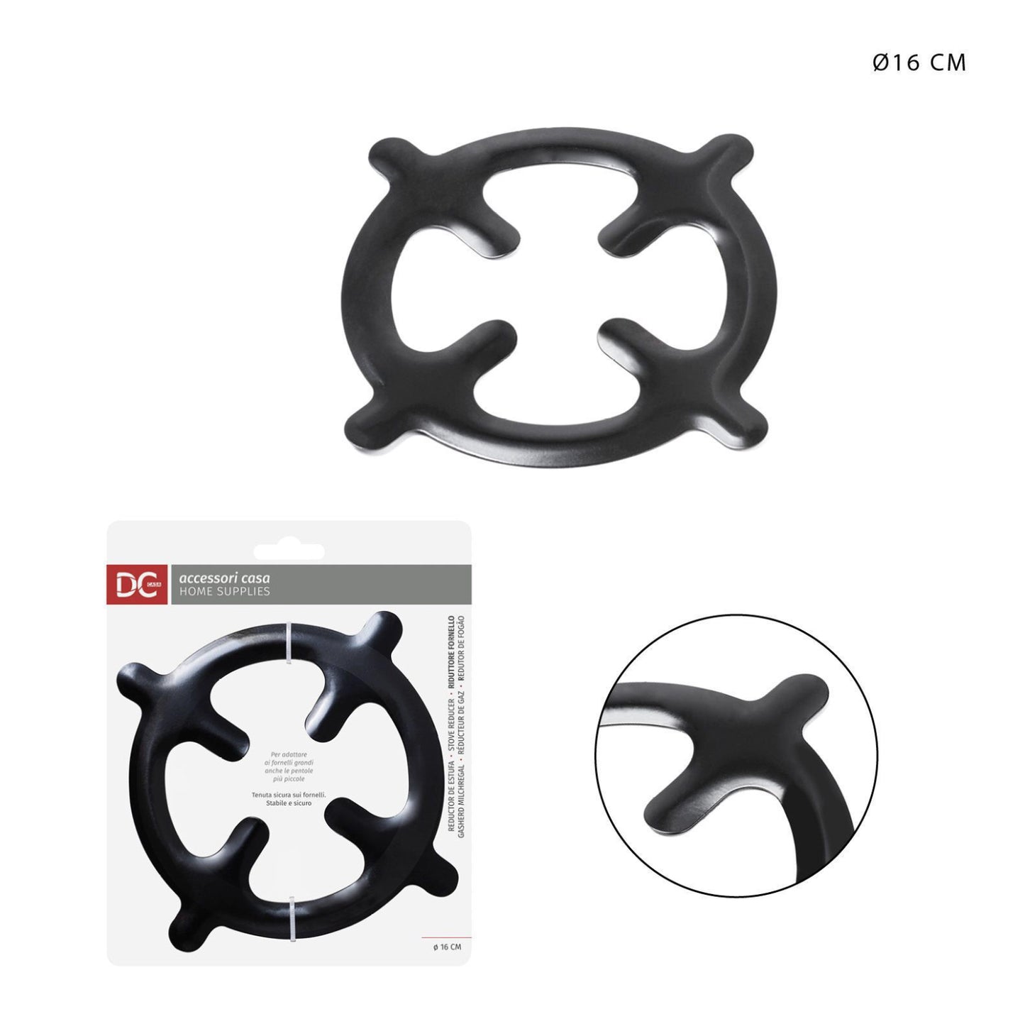 DC CASA riduttore fornello 16cm
