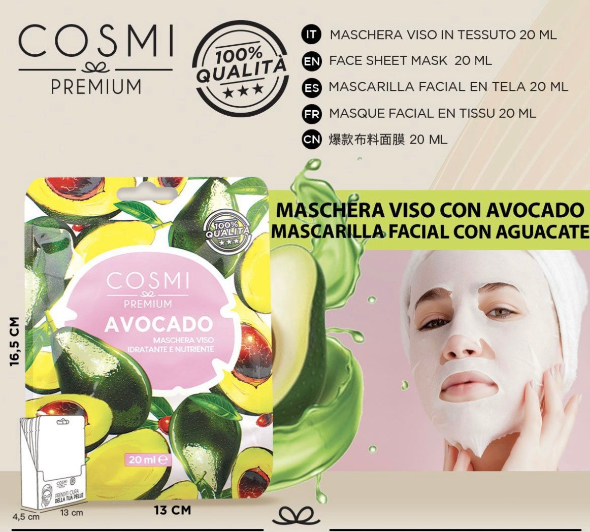 COSMI maschera viso avocado 20ml