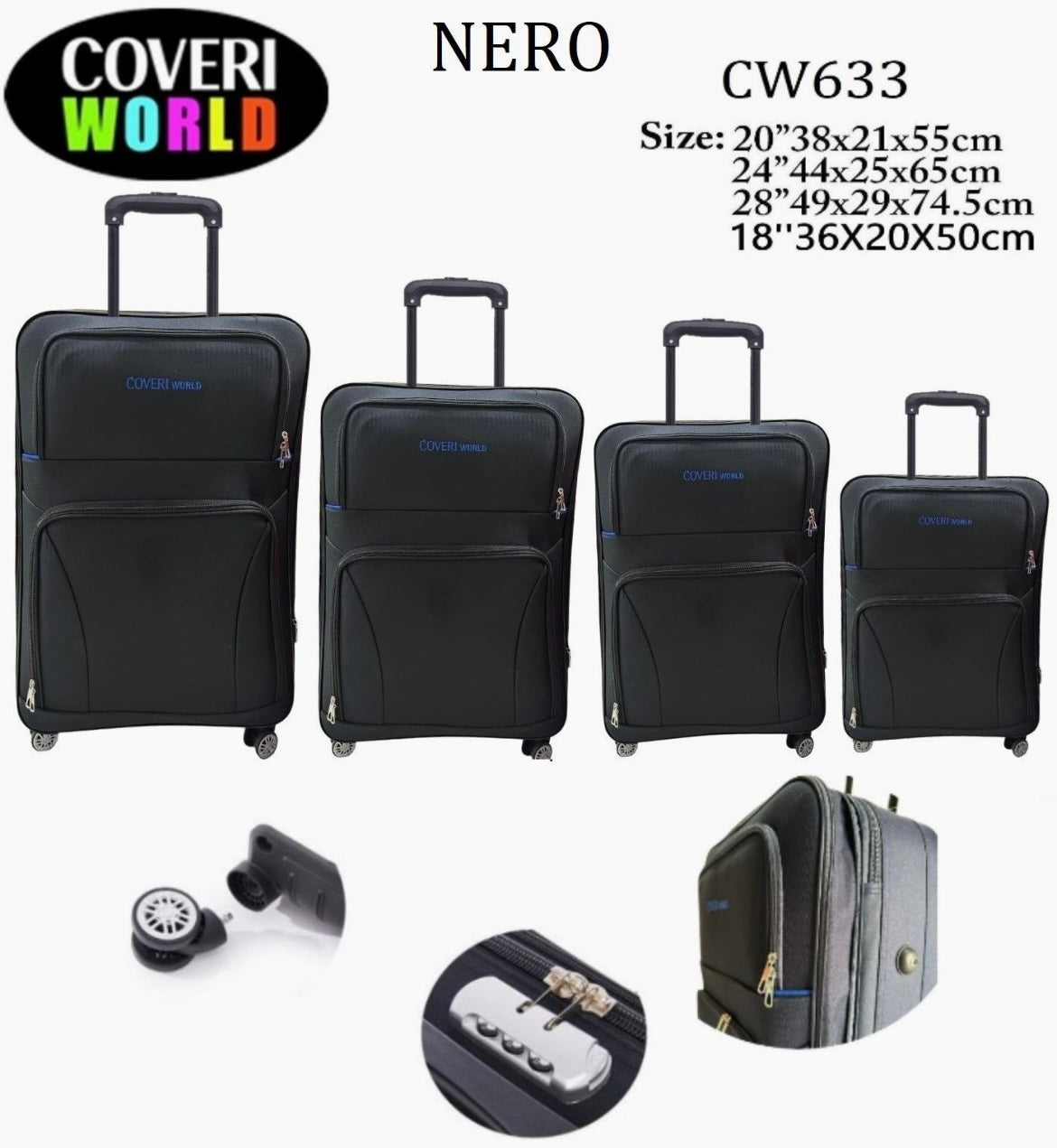 COVERI set trolley 4pz CW633