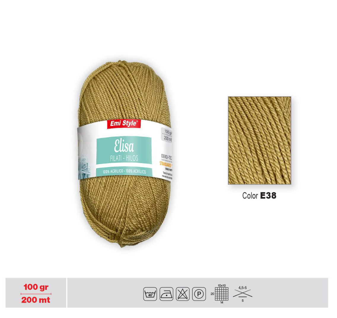 FILATI Elisa 100gr color E38