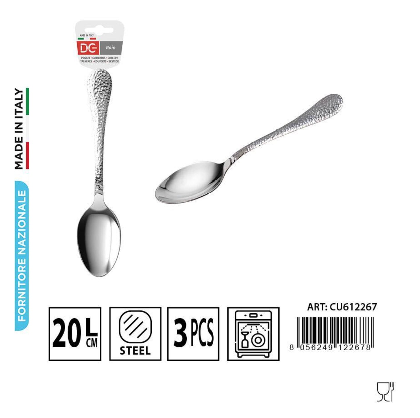 DIMORAE rain cucchiaio tavola 3pz